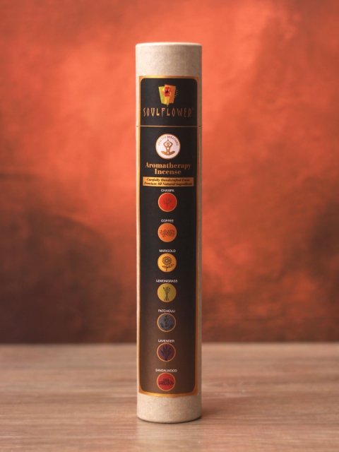 

Soulflower Multi Coloured Pack of 7 Aroma Therapy Incense Sticks