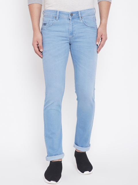 

American Archer Men Blue Slim Fit Low-Rise Clean Look Stretchable Jeans