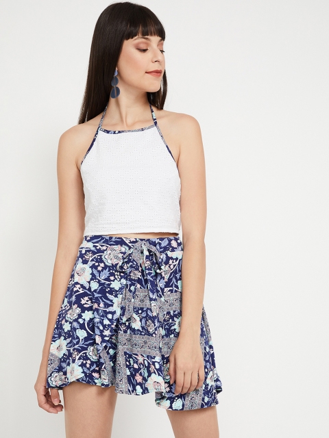 

Ginger by Lifestyle Women White Solid Top
