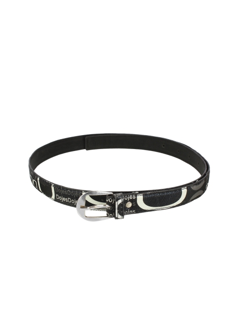 

LONDON FASHION hob Women Black Printed Slim Belt