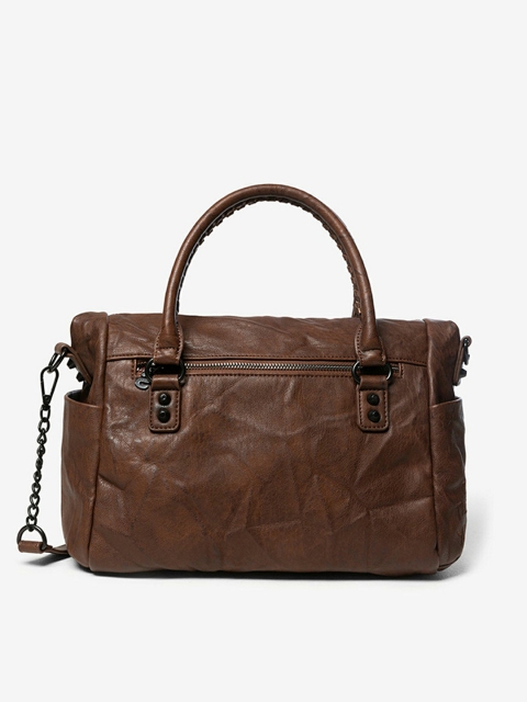 

Desigual Women Brown Solid Handheld Bag