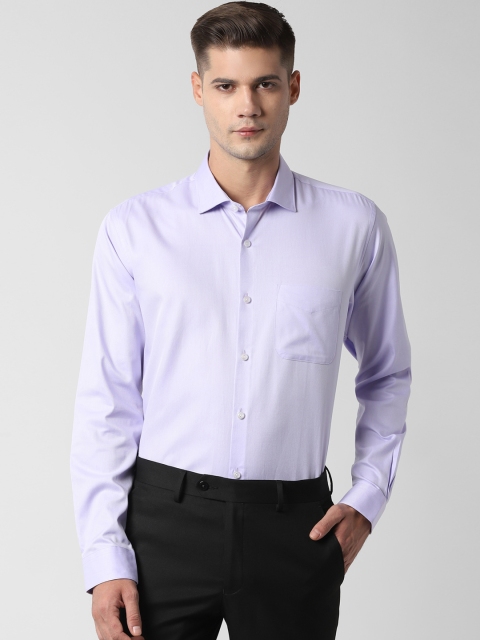 

Peter England Men Blue Regular Fit Solid Formal Shirt