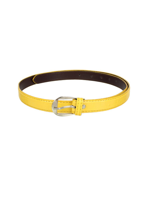 

LONDON FASHION hob Women Yellow Solid Slim Belt