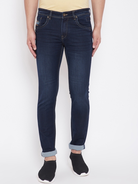 

American Archer Men Blue Skinny Fit Low-Rise Clean Look Stretchable Jeans