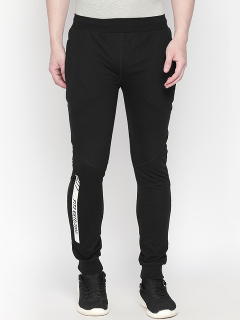 

FiTZ Men Black Solid Joggers