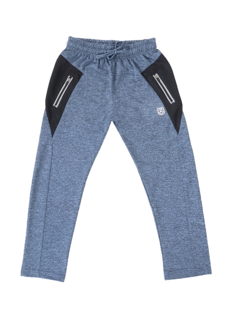

Lil Tomatoes Boys Blue Solid Track Pants