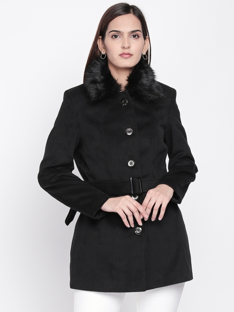 

Annabelle by Pantaloons Women Black Solid Parka