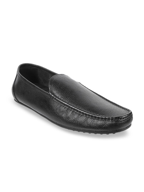 

Mochi Men Black Leather Loafers