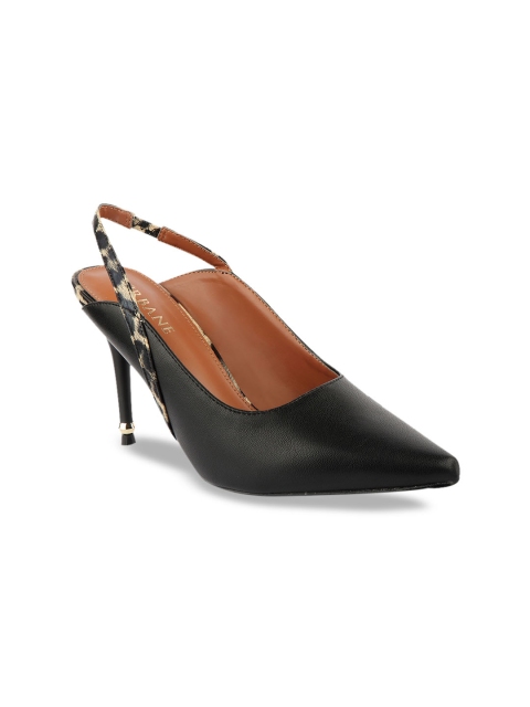 URBANE Women Black Solid Stilletos