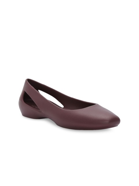 

Crocs Women Brown Sloane Solid Ballerinas