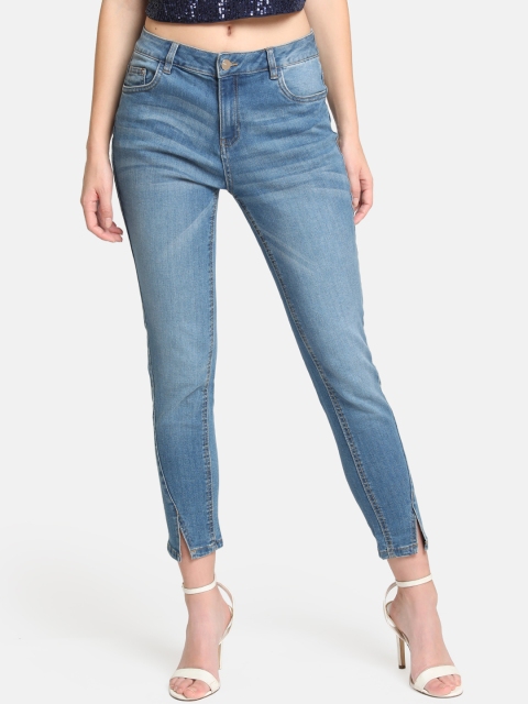 

Kazo Women Blue Slim Fit Mid-Rise Clean Look Jeans