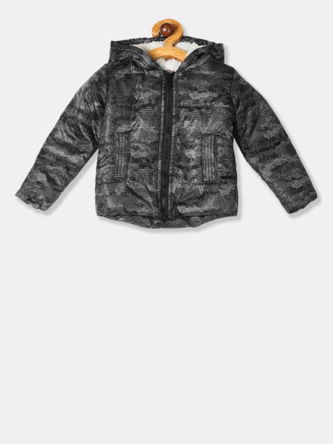 

Donuts Infants Boys Printed Puffer Jacket Jacket, Grey