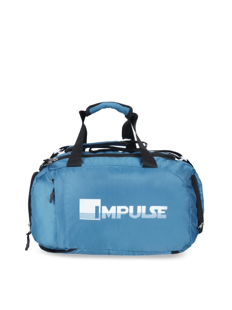 

Impulse Unisex Blue Solid Large Duffel Bag