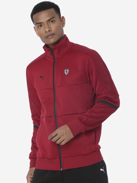 

PUMA Motorsport Men Maroon Solid Sporty Jacket