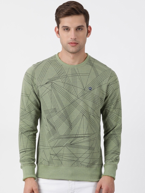 

Monte Carlo Men Green Printed Sweatshirt