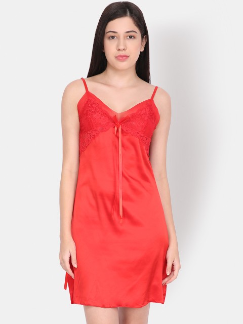 

Ms.Lingies Red Solid Baby Doll MS0726003