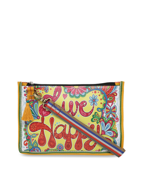 

The House of Tara Multicoloured Printed Waterproof Sling Bag, Multi