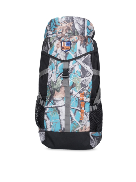 

Impulse Unisex Blue & Grey Printed Gear Up Rucksack