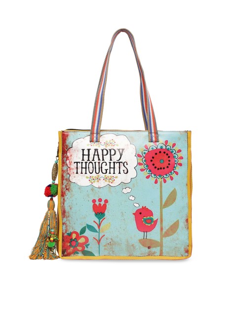 

The House of Tara Blue Printed Shoulder Bag