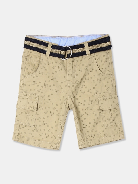 

Cherokee Boys Beige Printed Regular Fit Regular Shorts