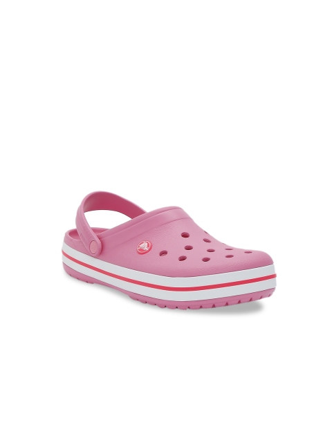 

Crocs Women Pink Solid Clogs