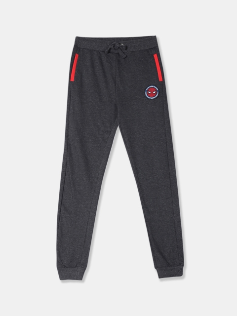 

Colt Boys Charcoal Grey Solid Knitted Joggers