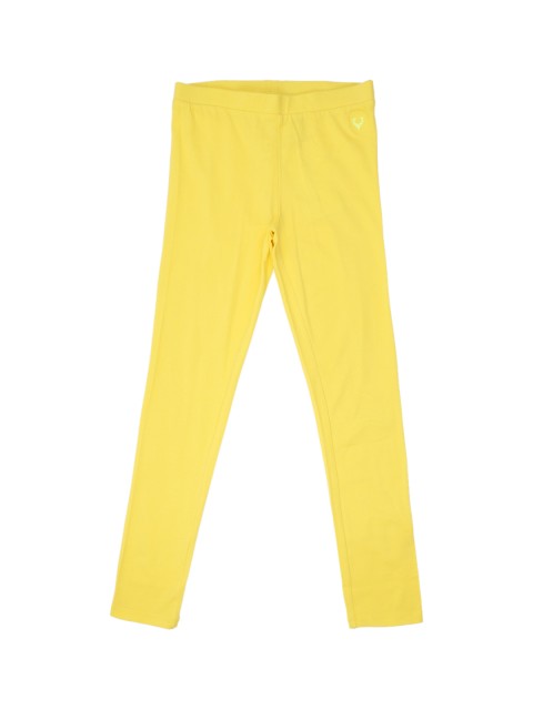 

Allen Solly Junior Girls Yellow Solid Leggings