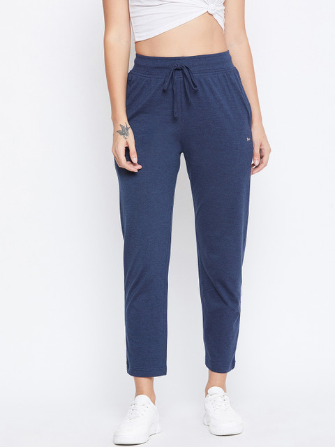 

Okane Women Navy Blue Solid Track Pants