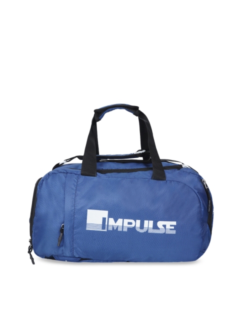 

Impulse Unisex Blue Solid Large Duffel Bag