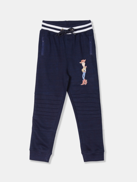 

Colt Boys Blue Solid Toy Story Knitted Joggers