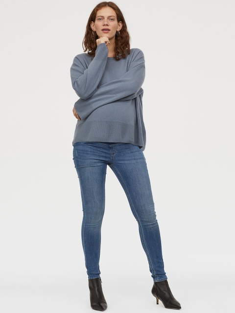 

H&M Women Blue MAMA Super Skinny Sustainable Jeans