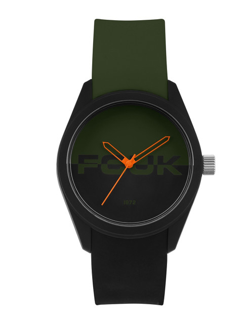 

FCUK Unisex Green Analogue Watch FC153BN