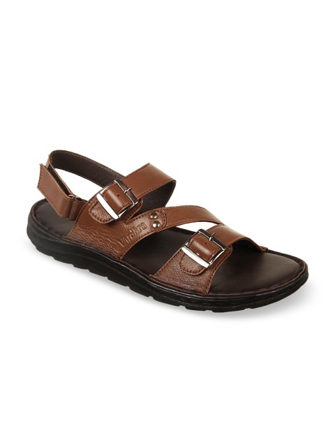 

Vardhra Men Brown Leather Fisherman Sandals