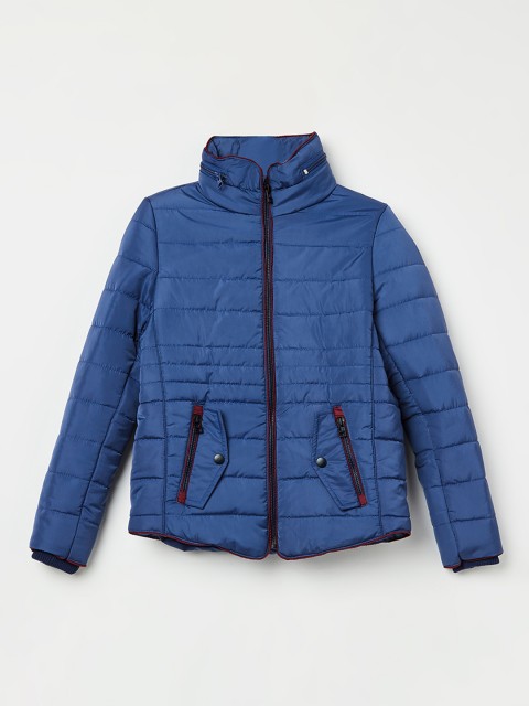

Fame Forever by Lifestyle Girls Blue Solid Padded Jacket