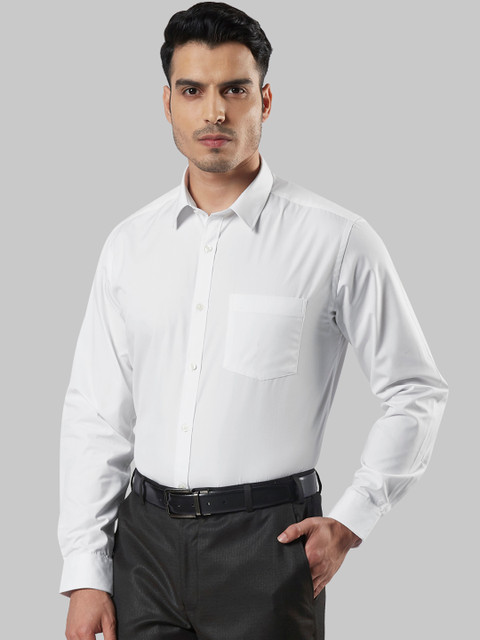 

Next Look Men White Regular Fit Solid Formal Shirt
