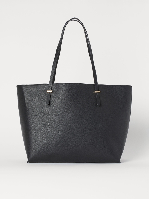 

H&M Women Black Solid Shopper