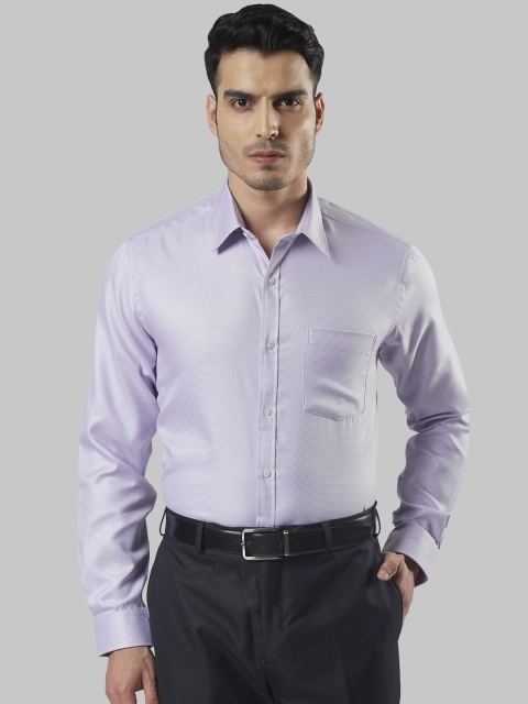 

Next Look Men Lavender Regular Fit Printed Formal Shirt