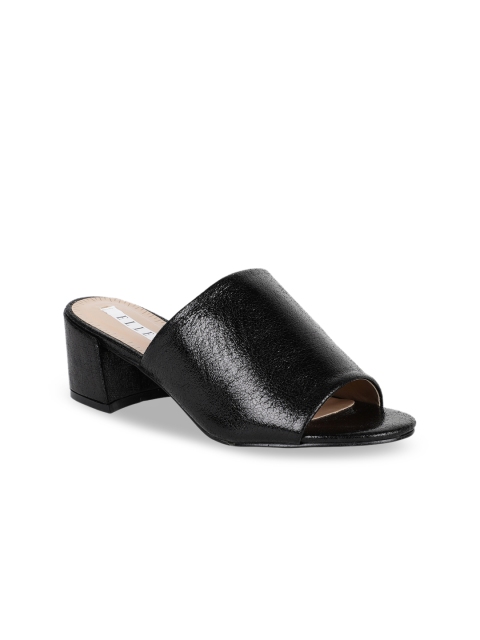 

ELLE Women Black Solid Block Heels
