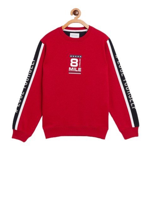 

Octave Boys Red Printed Sweatshirt