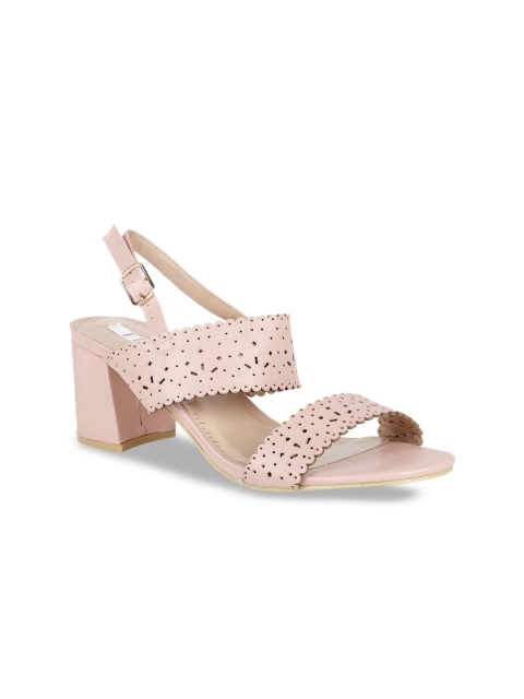 

ELLE Women Pink Laser CutHeels