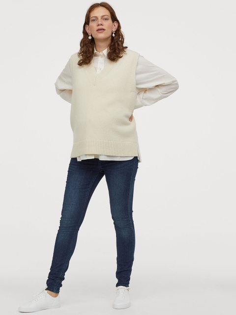 

H&M Women Blue MAMA Super Skinny Sustainable Jeans