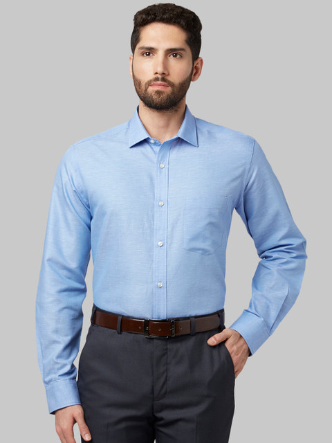 

Park Avenue Men Blue Regular Fit Solid Formal Shirt