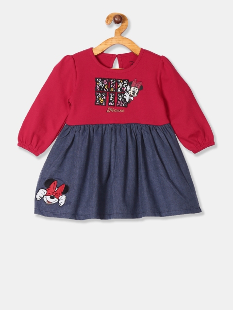 

Colt Girls Red Minnie Mouse Printed Fit and Flare Dress