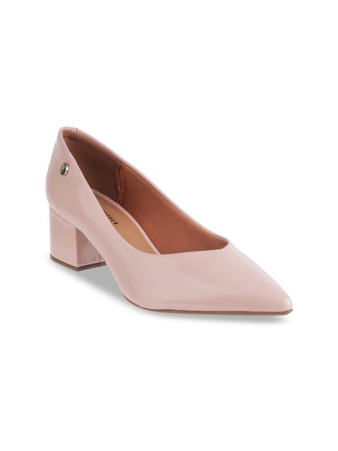 

LEMON & PEPPER Women Pink Solid Pumps