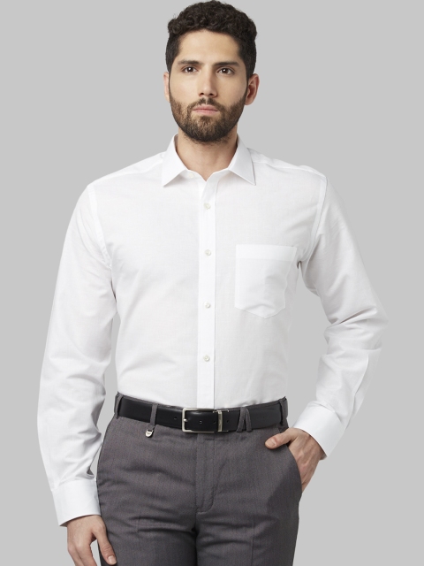 

Park Avenue Men White Regular Fit Solid Formal Shirt
