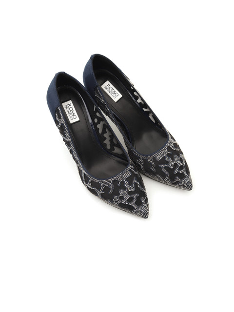 

ROSSO BRUNELLO Women Navy Blue Solid Pumps