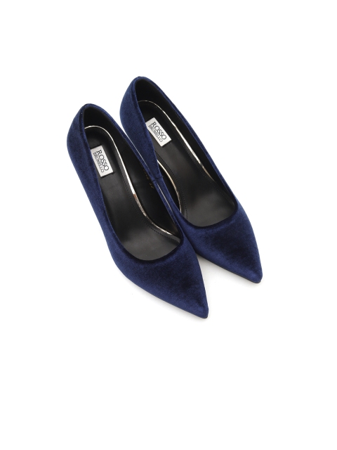 

ROSSO BRUNELLO Women Navy Blue Solid Pumps