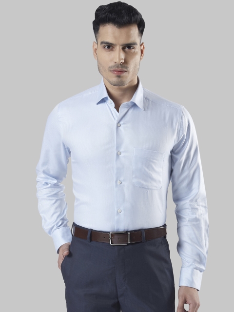 

Raymond Men Blue Regular Fit Solid Formal Shirt