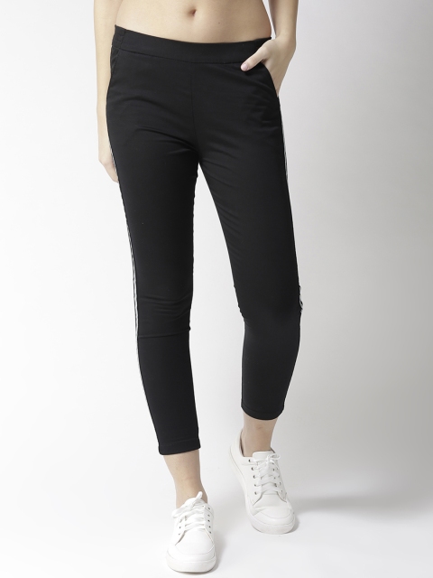 

Xpose Women Black Solid Skinny-Fit Treggings