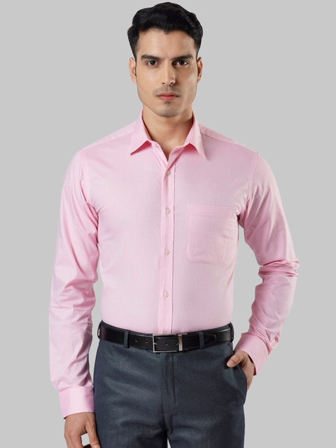 

Raymond Men Pink Slim Fit Solid Formal Shirt